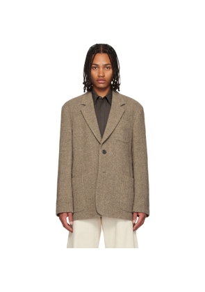 OUR LEGACY Brown Embrace Blazer
