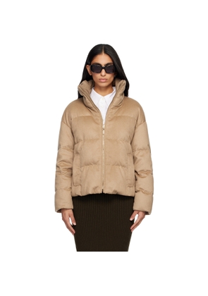Max Mara Tan Diego Reversible Down Jacket