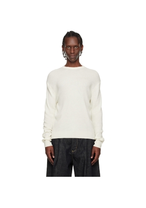 Studio Nicholson Off-White Portland Knit Sweater
