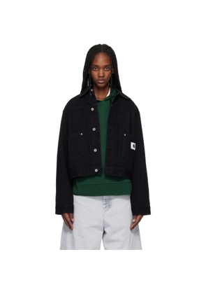 Carhartt Work In Progress Black Belmar Denim Jacket