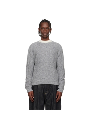 Studio Nicholson Gray Camden Knit Sweater