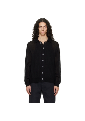 Studio Nicholson Black Hamto Kint Cardigan