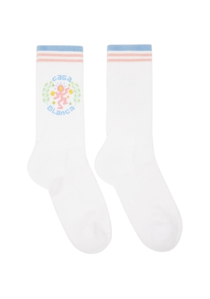Casablanca White Dance Joy Socks