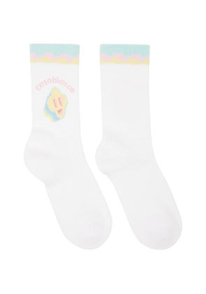 Casablanca White 'For The Love Of Dance' Socks