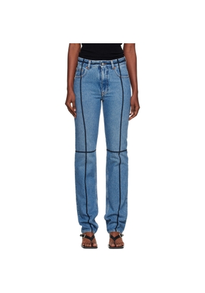MM6 Maison Margiela Blue 5 Pockets Jeans