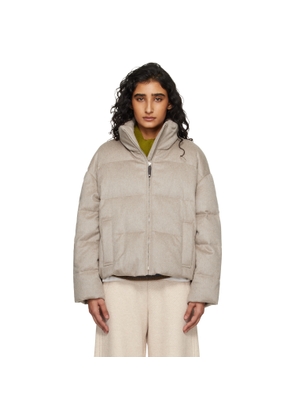 Max Mara Taupe Destino Down Jacket