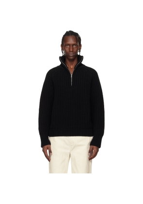 Studio Nicholson Black Aaron Levine Edition Bristol Knit Sweater