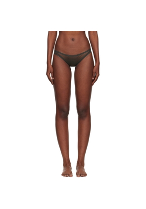 Yasmine Eslami Khaki Jeanne Briefs