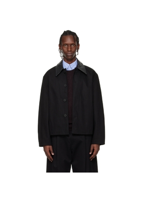 Studio Nicholson Black Aaron Levine Edition Dover Jacket