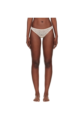Yasmine Eslami Off-White Louise Thong