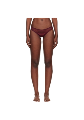 Yasmine Eslami Burgundy Serena Thong