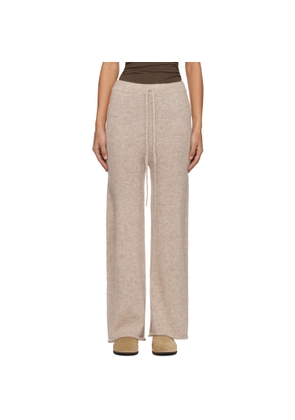 Lauren Manoogian Beige Roll Lounge Pants