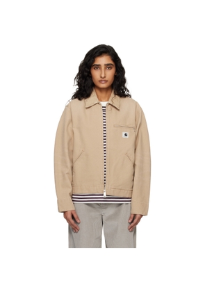 Carhartt Work In Progress Tan OG Detroit Jacket