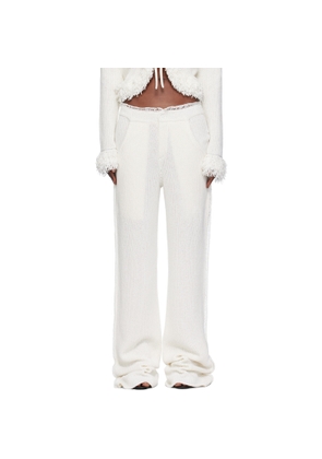 Aya Muse White Mello Trousers