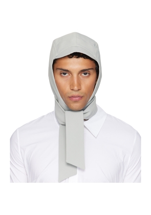 Jean Paul Gaultier Gray Long Panel Hood