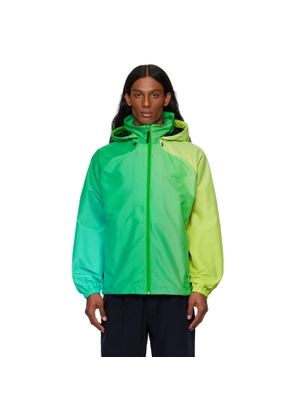 Dime Green Gradient Windbreaker Jacket