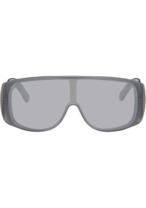 MM6 Maison Margiela Gray Mask Sunglasses