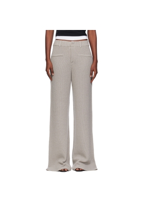 Aya Muse Gray Ele Trousers