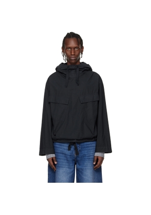 Studio Nicholson Navy Aaron Levine Edition Kirby Popover Jacket