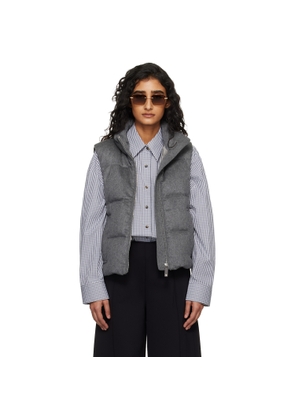 Max Mara Gray Amoroso Down Vest