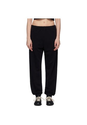 MM6 Maison Margiela Black Logo Sweatpants