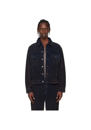 Studio Nicholson Navy Aaron Levine Edition Derby Corduroy Jacket