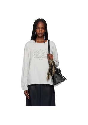 Maison Margiela Gray Numerical T-shirt