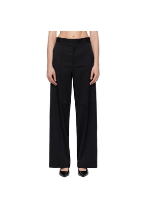 MM6 Maison Margiela Black Tailoring Wool Trousers