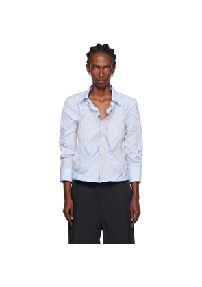 Maison Margiela Blue Organic Cotton Shirt
