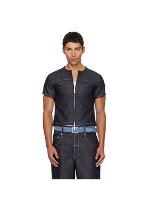 Veneda Carter SSENSE Exclusive Navy Toni Denim T-shirt