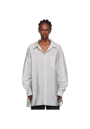 Maison Margiela Gray Long-Sleeve Shirt