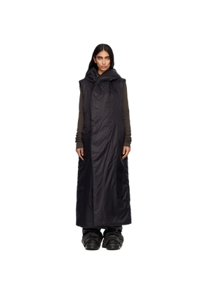 Rick Owens DRKSHDW Black Concordians Hooded Liner Coat