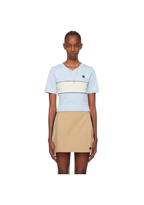 AMBUSH Blue V-Neck T-Shirt