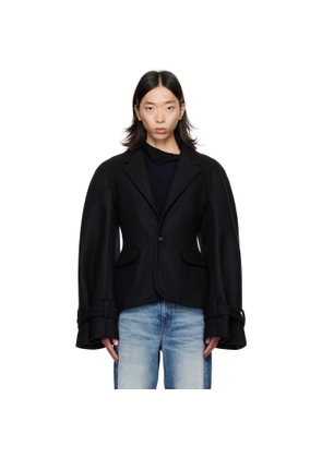 EGONlab Black Raglan Tailoring Blazer