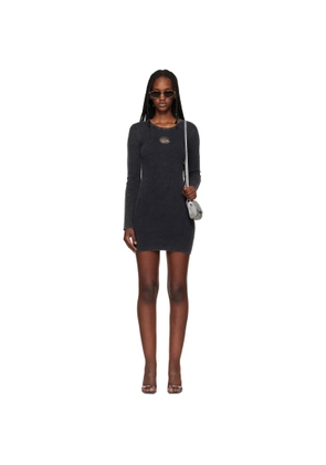 Diesel Gray M-Anchorage-LS Minidress
