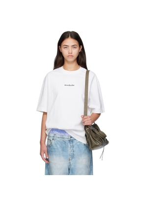 Acne Studios White Stamp Logo T-shirt