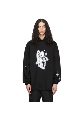 We11done Black Denim Hoodie
