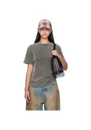 Acne Studios Black Cotton Crewneck T-shirt
