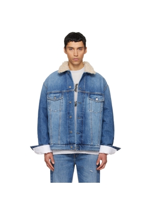 Acne Studios Blue Faded Denim Jacket
