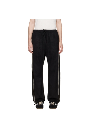 Fear of God ESSENTIALS Black Signature Relaxed Track Pants