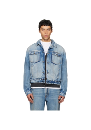 Maison Margiela Blue Caban Denim Jacket
