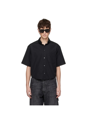 Maison Margiela Black Short-Sleeved Shirt