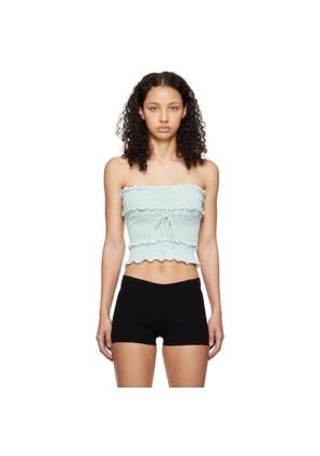 GUIZIO Blue Balena Tube Top