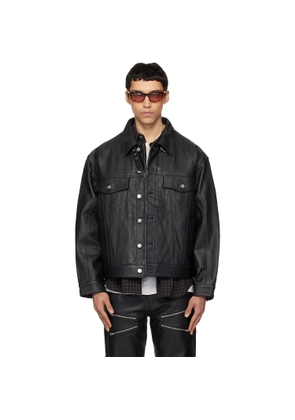 Deadwood Black Oracle Leather Jacket