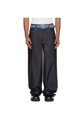 Veneda Carter SSENSE Exclusive Navy Duo Jeans