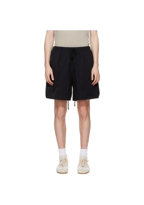 Fear of God ESSENTIALS Black Active Trace Classic Split Shorts