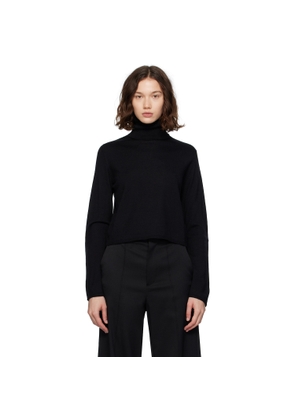 MM6 Maison Margiela Black Knitted Turtleneck