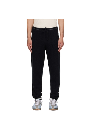 Maison Margiela Black Wool Track Pants