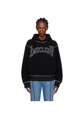 MM6 Maison Margiela Black 'Welcome' Hoodie