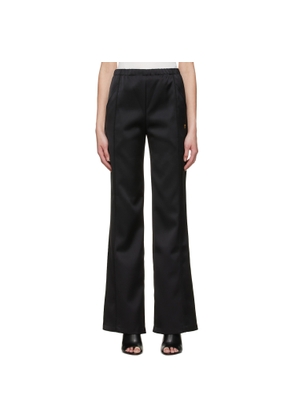 Atlein Black Polyester Trouseres